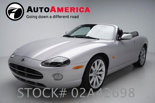 33k low miles 2005 jaguar xk8 gray with gray interior loaded certified