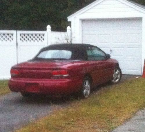 1996 chrysler sebring jxi convertible 2-door 2.5l