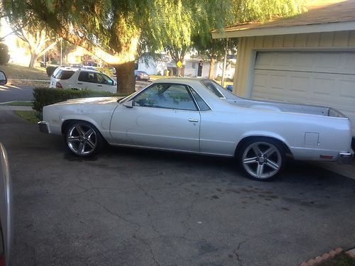 1983 chevy el camino v8 305 california 2 door coupe