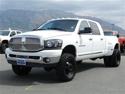 Dodge ram mega cab dually 4x4 cummins diesel custom lift wheels tires tow