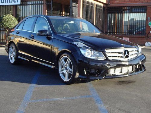 2012 mercedes-benz c250 sedan damaged salvage runs! economical only 8k miles!!