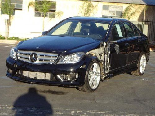 2012 Mercedes-Benz C250 Sedan Damaged Salvage RUNS! Economical Only 8K Miles!!, US $14,950.00, image 2