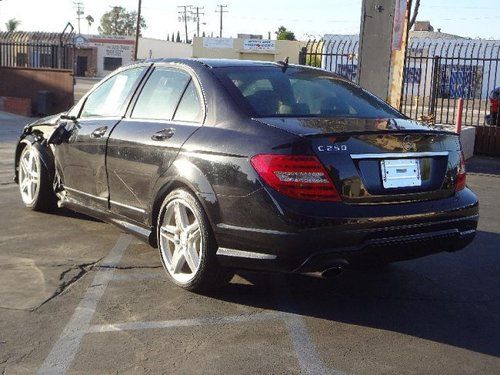 2012 Mercedes-Benz C250 Sedan Damaged Salvage RUNS! Economical Only 8K Miles!!, US $14,950.00, image 4