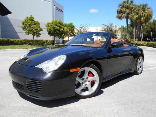 2004 porsche 911 carrera 4s cabriolet tiptronic! navigation! clean carfax!