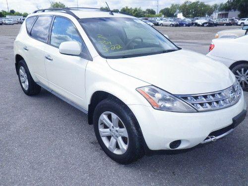 2006 nissan murano se sport utility 4-door 3.5l **salvage/flood history**