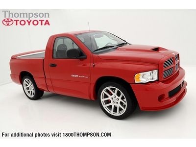 2004 dodge ram srt-10 viper powered 8.3l v10 6 speed stick only 10,173 miles!