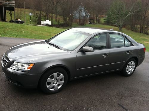 2009 hyundai sonata gls; silver; 52k miles; new tires/battery; under warranty