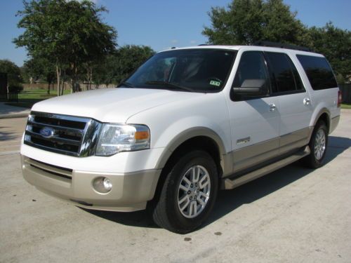 07 ford expedition eddie bauer el navi moonroof 2nd row buckets tx