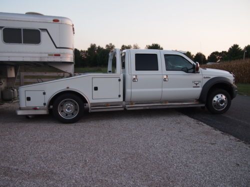 2005 ford f550 super duty 6.0 powerstroke aluminum hauler bed 4x4