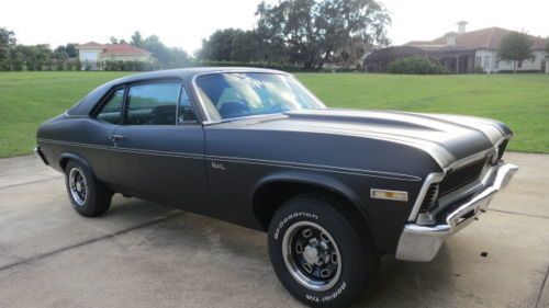 * 1972 Nova * Solid Roller * NO RUST * New Matte Finish Black Paint, US $14,500.00, image 4