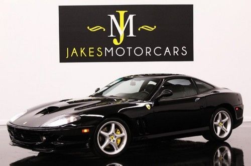 2001 ferrari 550 maranello, black/black, great service history, pristine car!!