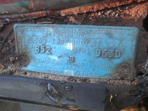 1959 Impala 2 Door Hard Top Car, image 13