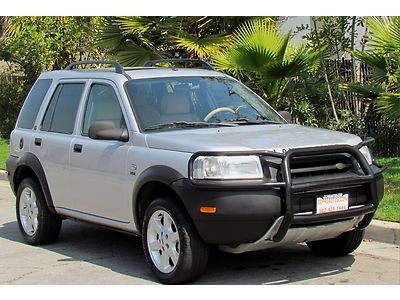 02 land rover freelander hse navigation leather sun roof grille gaurd clean