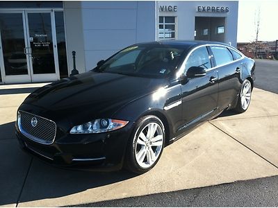 2011 jaguar xjl black/tan leather previous corporate clean carfax we finance