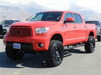 Crew max limited trd rock warrior 4x4 custom new lift wheels tires navigation