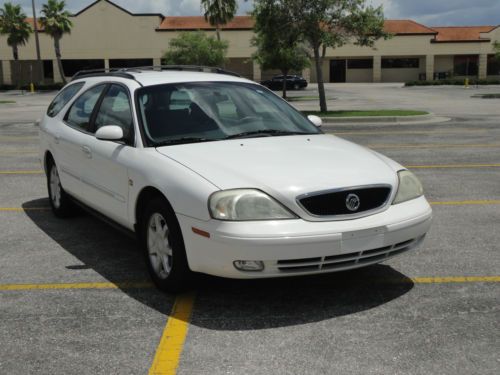 2003 mercury sable ls premium wagon 3.0l one owner leather good shape 8 seat