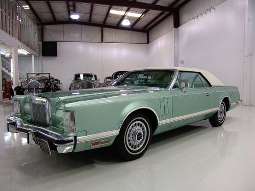 1978 lincoln mark v, only 14,358 original miles, rare carriage roof, 460 ci v8!