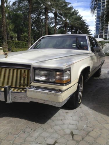 1991 cadillac brougham d&#039;elegance sedan 4-door 5.7l, low orig miles!