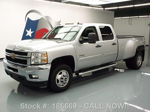 2012 chevy silverado 3500 lt crew 4x4 diesel dually 31k texas direct auto