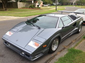 1989 lamborghini countach anniversary edition one of two in silver