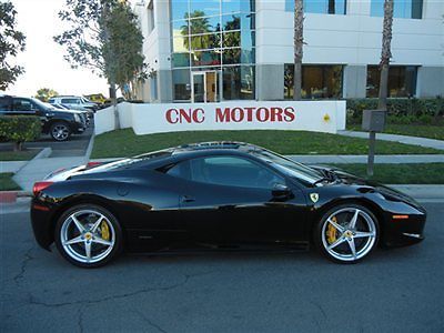 2011 ferrari 458 italia coupe black on black / only $217,777 / 6 in stock