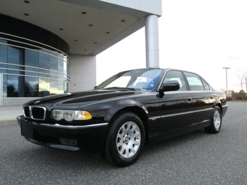2001 bmw 740il only 75k miles black on black rare find stunning condition