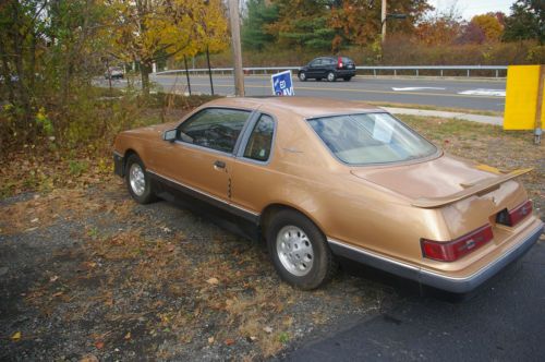 1984 ford thunderbird turbo sedan 2-door 2.3l turbo coupe svo