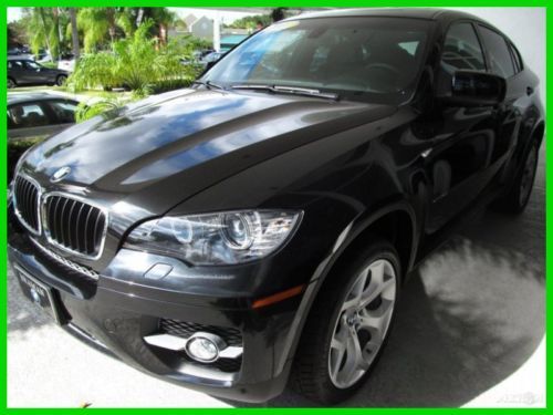 10 certified black sapphire xdrive-35i turbo 3l i6 awd x-6 suv *heated seats