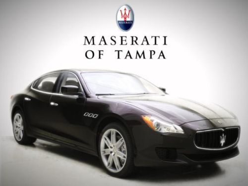 2014 maserati quattroporte 4dr sdn 3.0l awd 8-speed a/t v6 cylinder engine