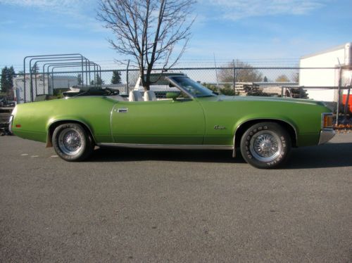 1972 mercury  cougar xr7 convertible