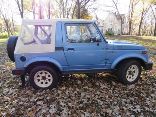 1986 suzuki samurai, all totally original, back seat convertible, rwd, 4 x 4