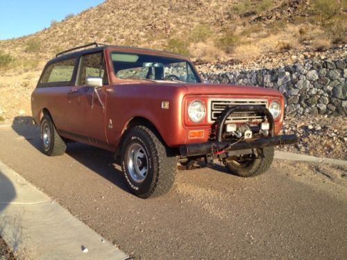 1979 international scout traveler v8 convertible 4x4  **no reserve**