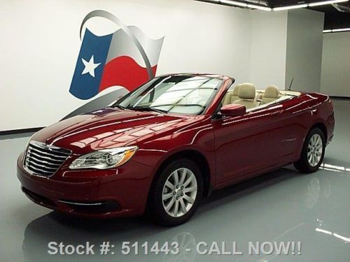 2013 chrysler 200 touring convertible alloy wheels 26k texas direct auto