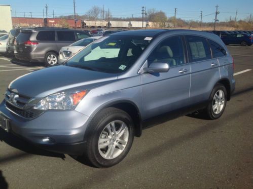 2011 honda cr-v crv ex-l exl certified used vehicle blue gray leather no reserve