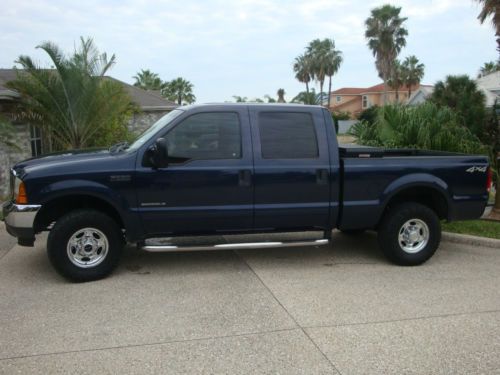 2001 ford f-250 super duty lariat crew cab pickup 4-door 7.3l