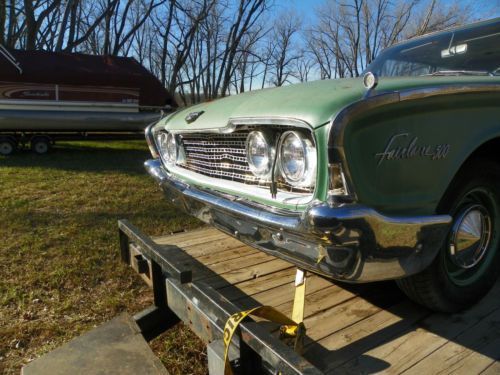 1960 Ford Fairlane 500  two door sedan cool hot rod rat rod NASCAR collectable, image 4