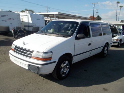 1993 plymouth voyager, no reserve