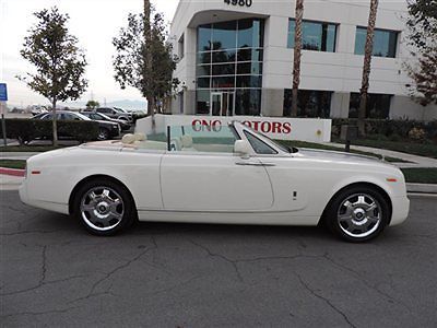 2010 rolls royce phantom drophead coupe convertible in cornish white 3,811 miles