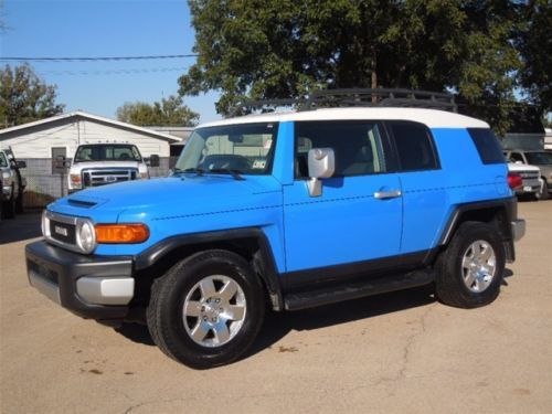 White/voodoo blue exterior and dark charcoal interior, fj cruiser trim. spotless