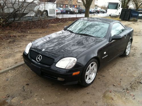 2000 mercedes slk 230 limited edition convertible salvage rebuildable flood
