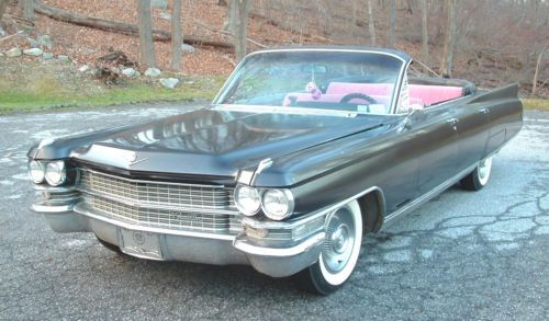 No reserve - convertible 63 caddy parade car, 91k, not 1959 1960 1961 1962 1964