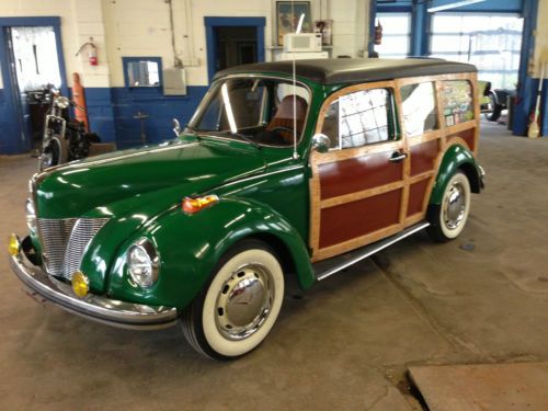 1973 vw custom woody wagon