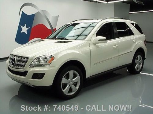 2011 mercedes-benz ml350 4matic/awd sunroof nav 30k mi! texas direct auto