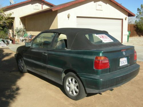 1995 volkswagen cabrio base convertible 2-door 2.0l