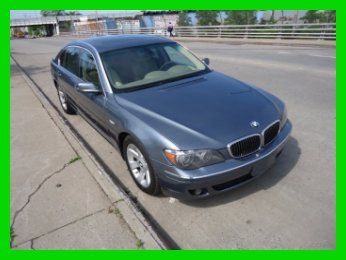 2007 bmw 750 li sedan premium navigation rear shades loaded!!!!!