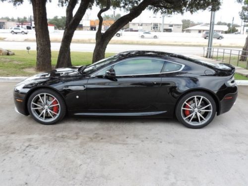 2014 aston martin vantage coupecarbon black metallic-6-speed manual