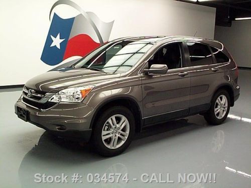 2011 honda cr-v ex-l auto sunroof heated leather 52k mi texas direct auto