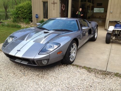 2006 ford gt silver/white