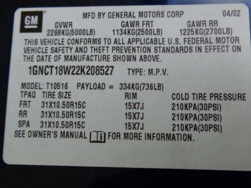 Florida 02 Blazer LS ZR-2 4WD 1-Owner Clean Carfax Dealer Maintained No Reserve, image 86