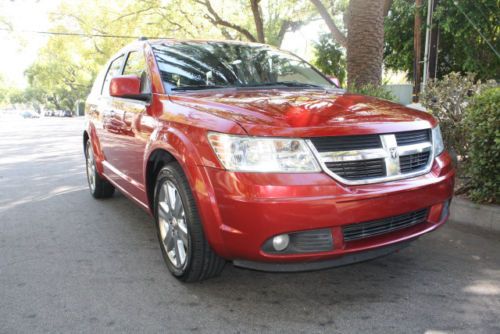 2009 dodge journey r/t suv, 4-door, v6, loaded, leather, nav, dvd, 1-own, ca car